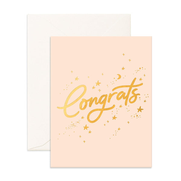 Congrats Stars Card - Fox & Fallow