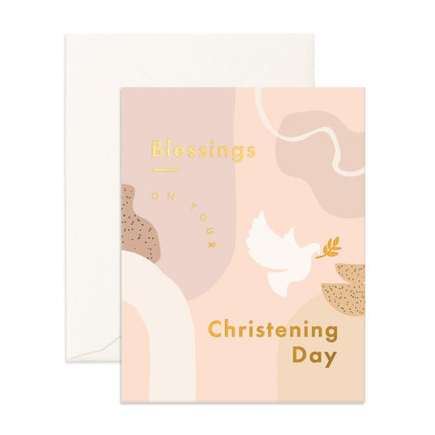 Card - Christening - Fox & Fallow