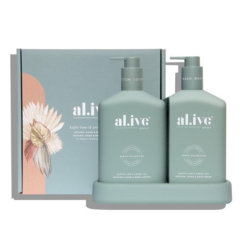 Wash & Lotion Duo - Kaffir Lime & Green Tea - Al.ive