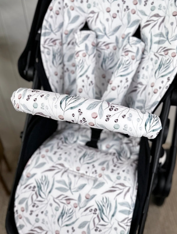 Pram Bar Cover | Botanical - Bambella Designs