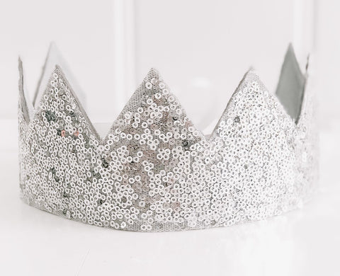 Sequin Crown Silver - Alimrose