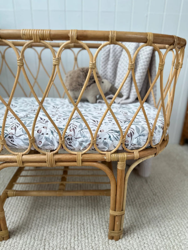 Waterproof Bassinet Sheet - Botanical - Bambella Designs