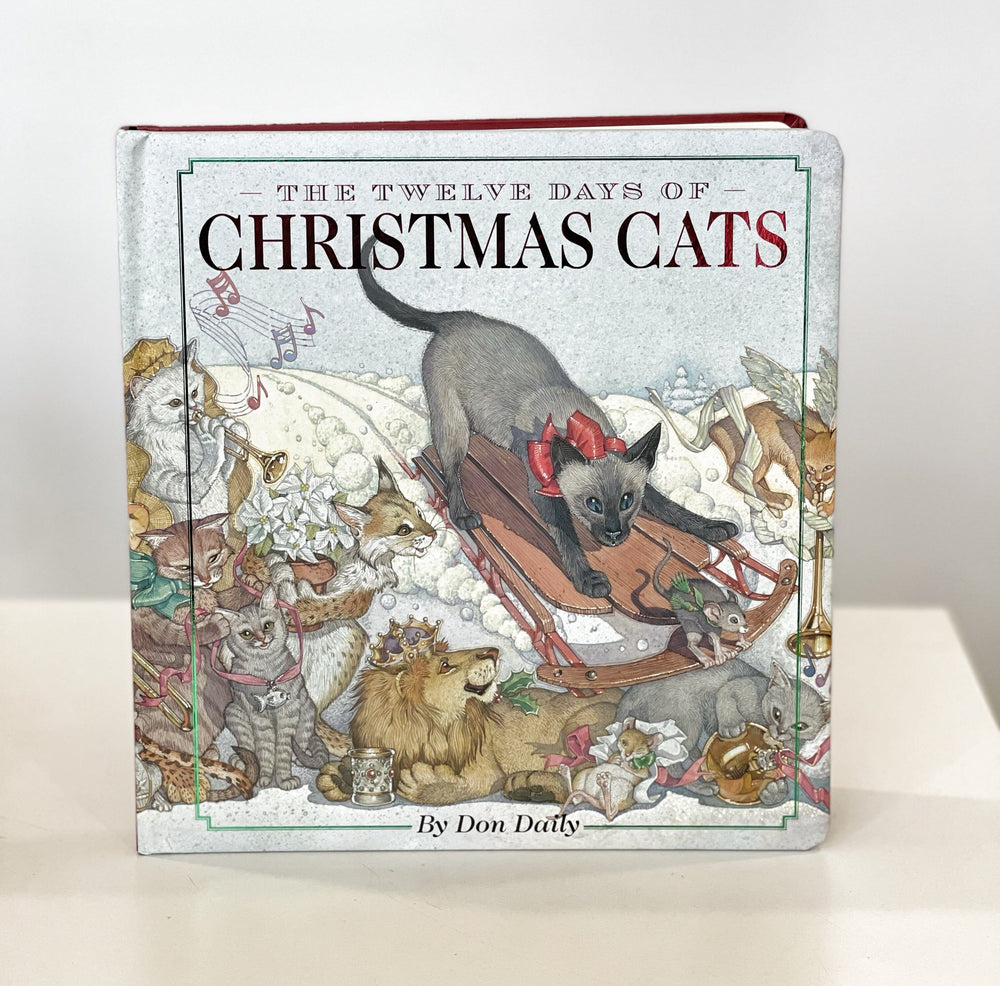 The 12 days of Christmas Cats - Hardback Book