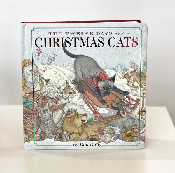 The 12 days of Christmas Cats - Hardback Book