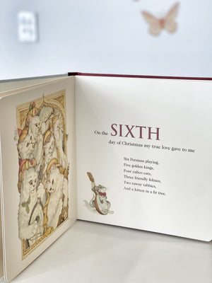 The 12 days of Christmas Cats - Hardback Book