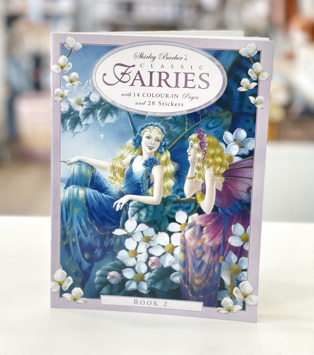 Shirley Barber's Colour in & Stickers Book 2