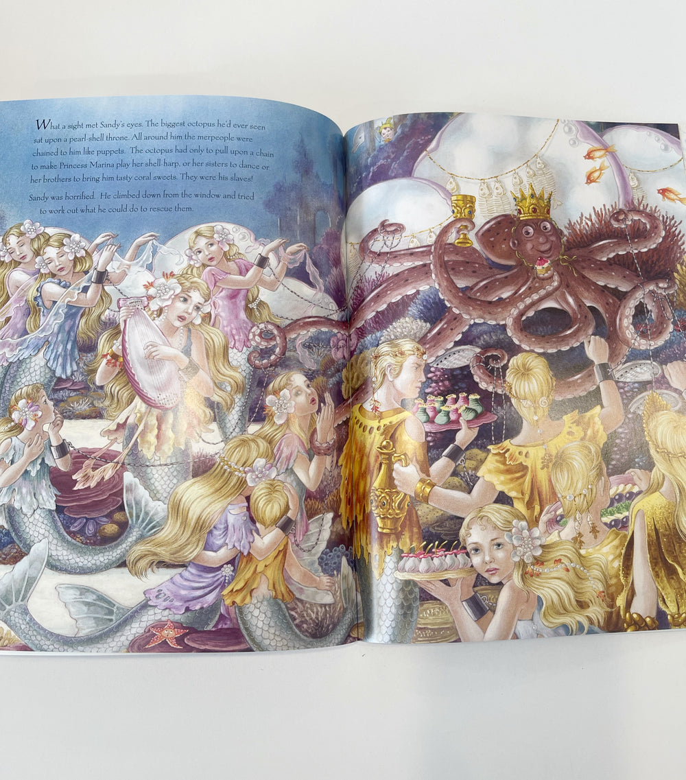 Mermaid Princess: Trouble at the Palace - Hardback Edition - Shirley Barber