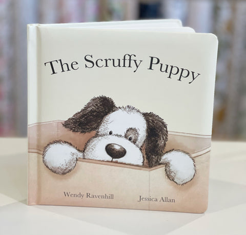 Scruffy Puppy Book - Jellycat