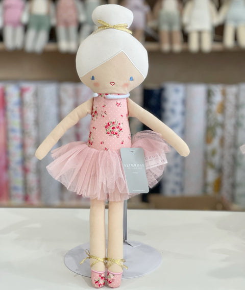 Betty Ballerina Doll - Pink Floral - Alimrose