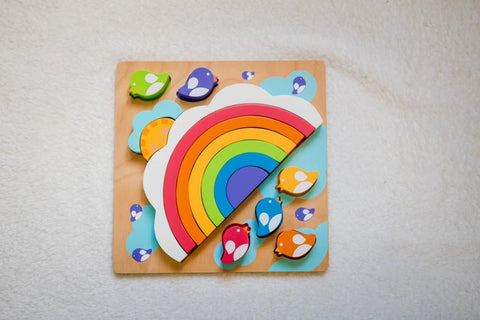 Sun & Rainbow Puzzle - Kiddie Connect