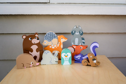 Woodland Animal Chunky Puzzle - Kiddie Connect