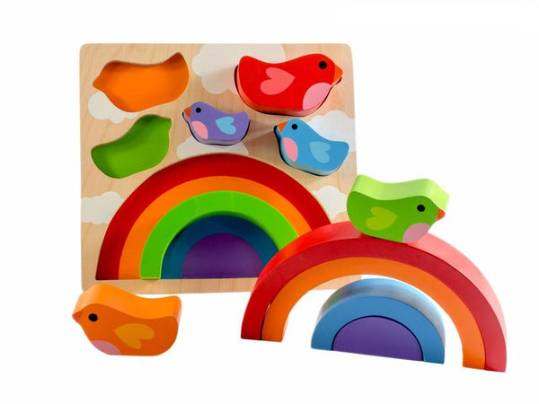 Easter Chick & Rainbow Puzzle - Kiddie Connect