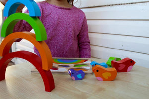 Easter Chick & Rainbow Puzzle - Kiddie Connect