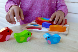Easter Chick & Rainbow Puzzle - Kiddie Connect
