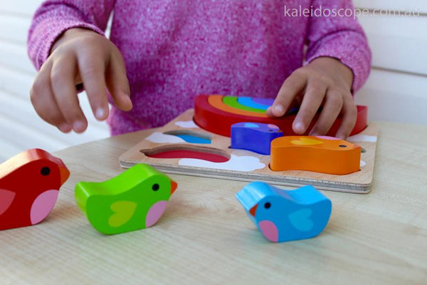 Easter Chick & Rainbow Puzzle - Kiddie Connect