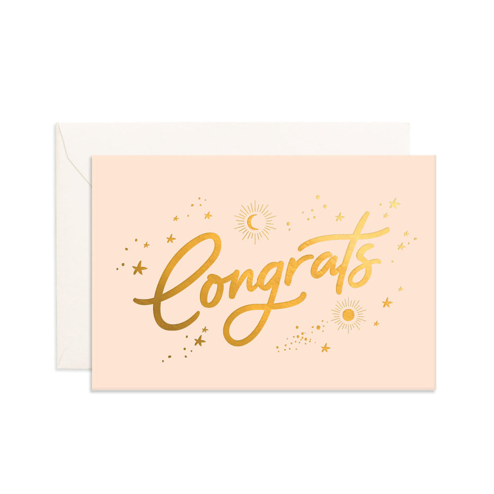 Mini Card - Congrats Stars - Fox & Fallow