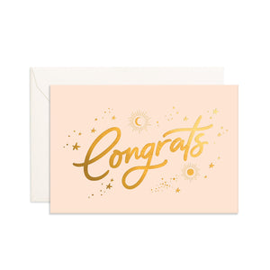 Mini Card - Congrats Stars - Fox & Fallow