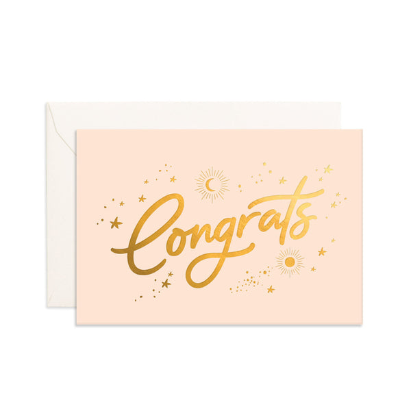 Mini Card - Congrats Stars - Fox & Fallow