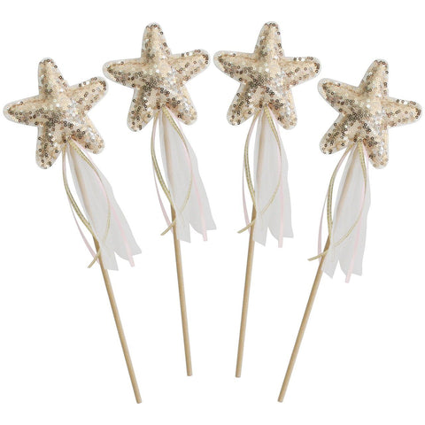 Sequin Star Wand Gold - Alimrose DISCOUNTED