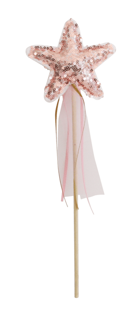 Sequin Star Wand Rose Gold - Alimrose