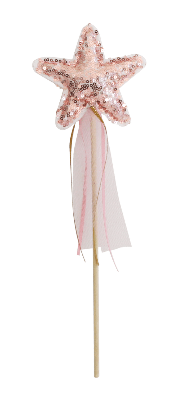 Sequin Star Wand Rose Gold - Alimrose