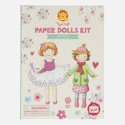 Paper Dolls Kit- Vintage - Tiger Tribe