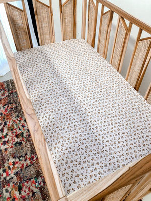 Desert Daisy Cot Sheet - Luna's Treasures