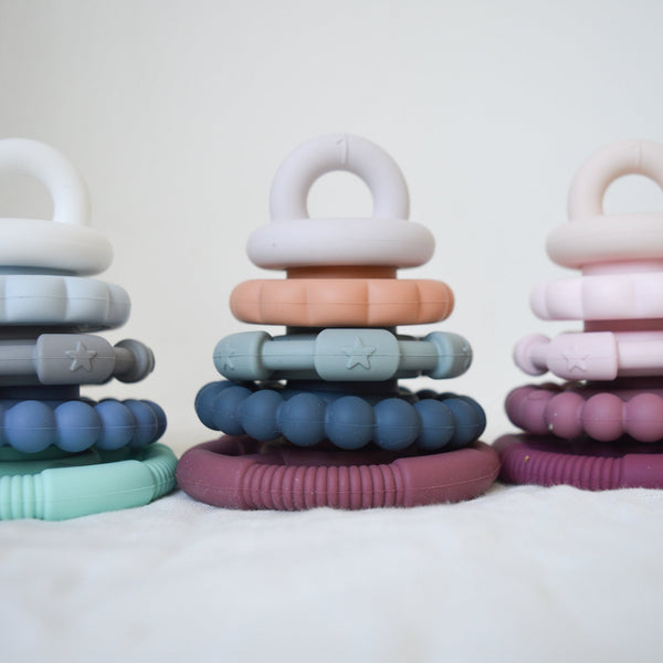Rainbow Stacker & Teether Toy - Ocean - Jellystone
