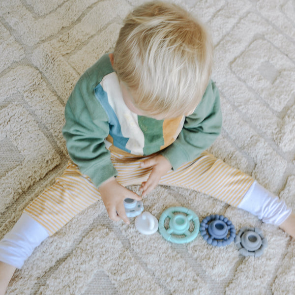 Rainbow Stacker & Teether Toy - Ocean - Jellystone