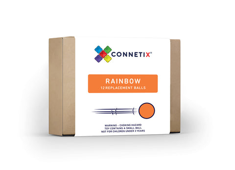 Rainbow Replacement Ball Pack 12 pc-  Connetix Tiles