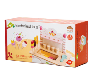 Push Along Ice Cream Cart - Tender Leaf Toys - PRE ORDER ITEM