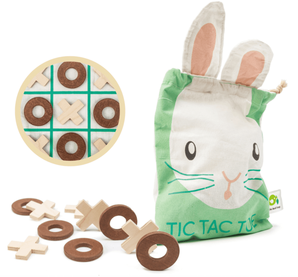 Tic Tac Toe bunny game - Tender Leaf Toys