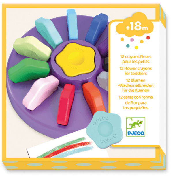 Toddler Flower Crayons - Djeco