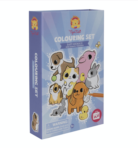 Colouring Set - Baby Animals - Tiger Tribe