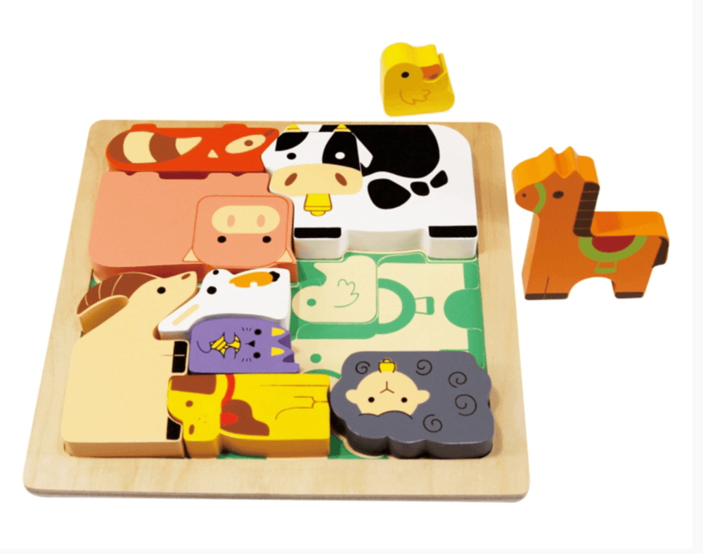 Farm Animal Chunky Puzzle - Kiddie Connect