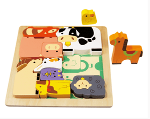 Farm Animal Chunky Puzzle - Kiddie Connect
