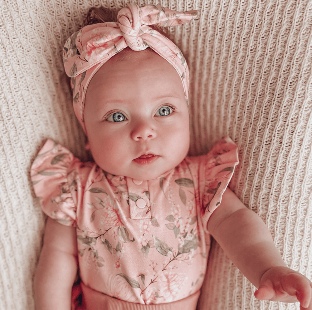 Pink Wattle Topknot - Snuggle Hunny Kids