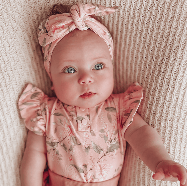 Pink Wattle Topknot - Snuggle Hunny Kids