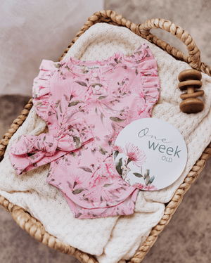 Pink Wattle Topknot - Snuggle Hunny Kids