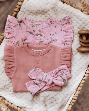 Pink Wattle Topknot - Snuggle Hunny Kids