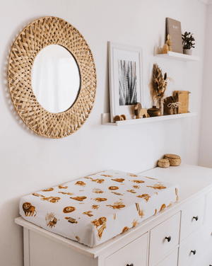 Lion Bassinet Sheet / Change Pad Cover - Snuggle Hunny Kids