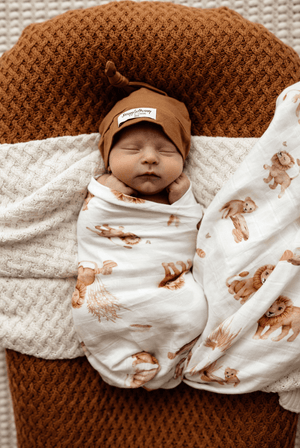 Lion Organic Muslin Wrap - Snuggle Hunny Kids