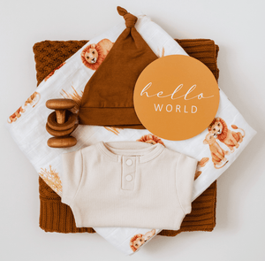 Lion Organic Muslin Wrap - Snuggle Hunny Kids