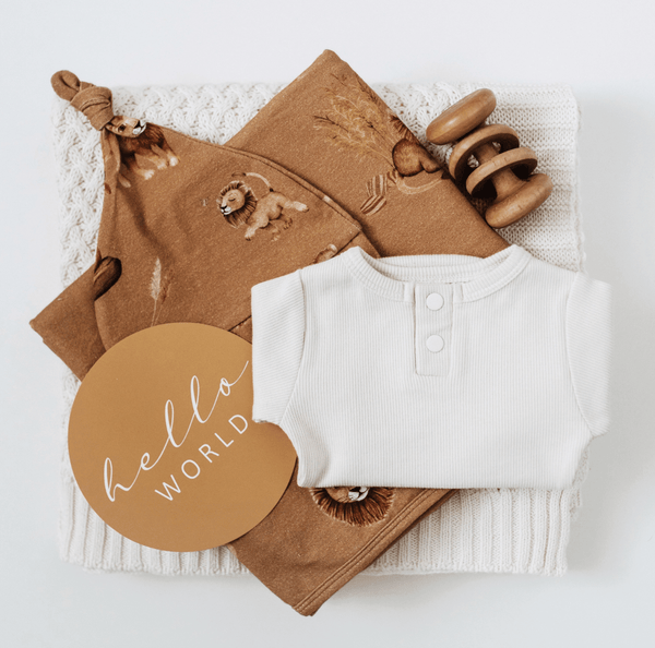 Roar Baby Jersey Wrap & Beanie Set - Snuggle Hunny Kids