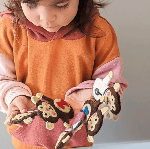 Five Little Monkeys - Finger Puppet Set - Tara's Treasures