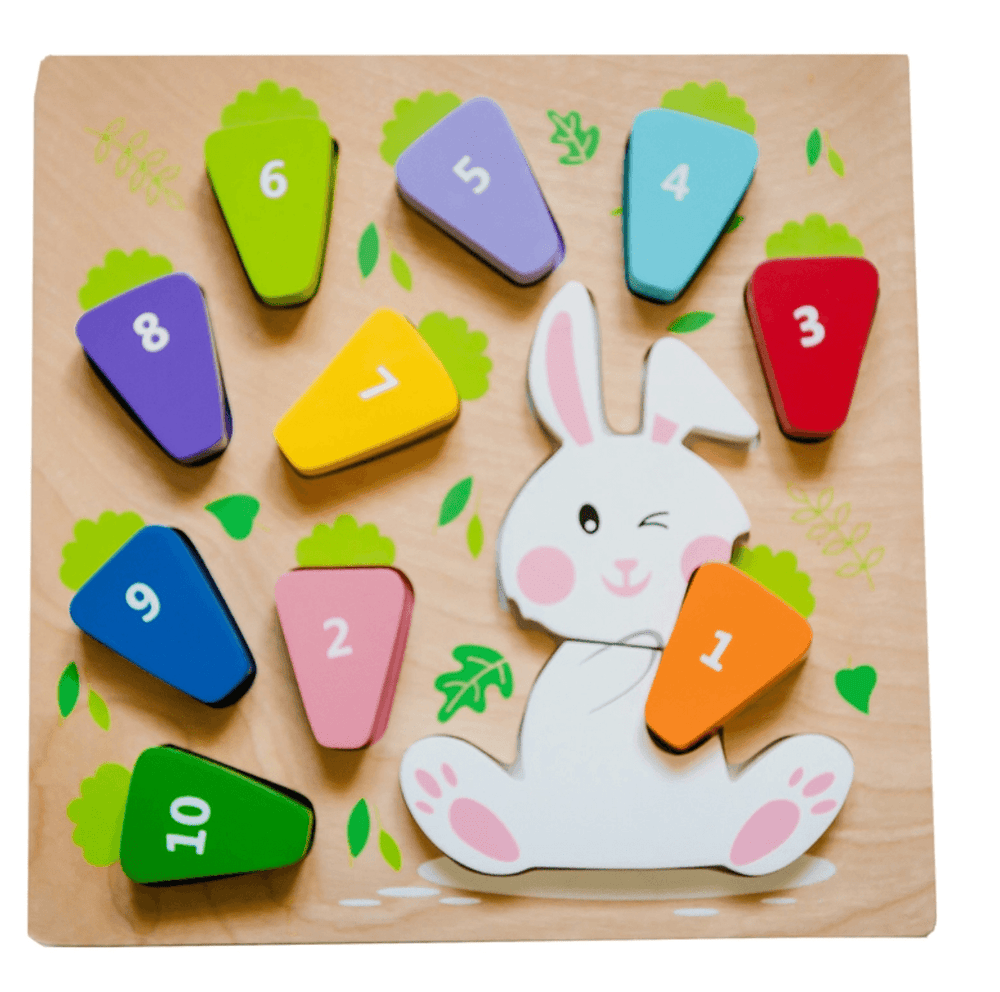 123 Carrot Puzzle - Kiddie Connect