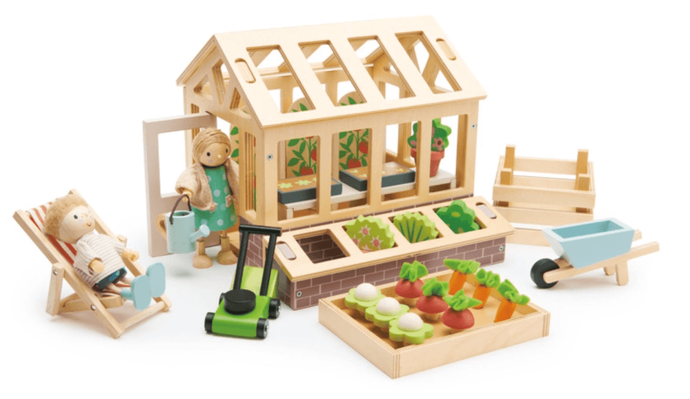 Greenhouse with Garden Set - Tender Leaf Toys- PRE ORDER ITEM