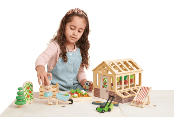 Greenhouse with Garden Set - Tender Leaf Toys- PRE ORDER ITEM