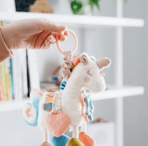 Teething Activity Toy - Link & Love - Unicorn - Itzy Ritzy