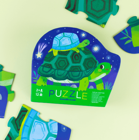Mini Puzzle 12 pc - Turtles Together - Crocodile Creek